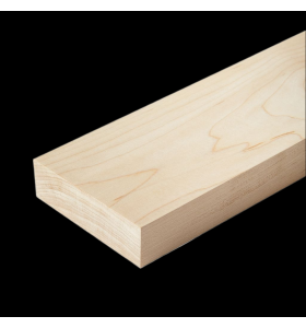 Kanadský javor – Drevo na Gitarový krk 2. trieda 750–720 × 220 × 28 mm